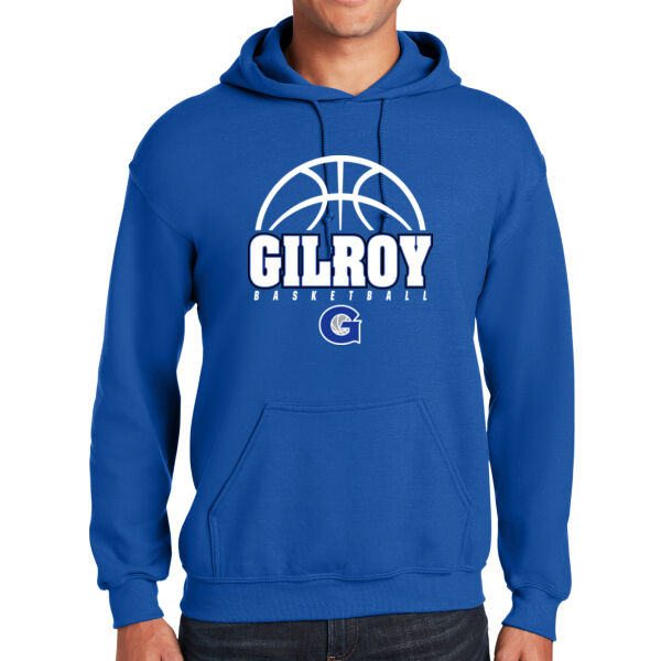 Gilroy Girls Basketball Royal Heavy Blend Hooded Sweatshirt Thumbnail
