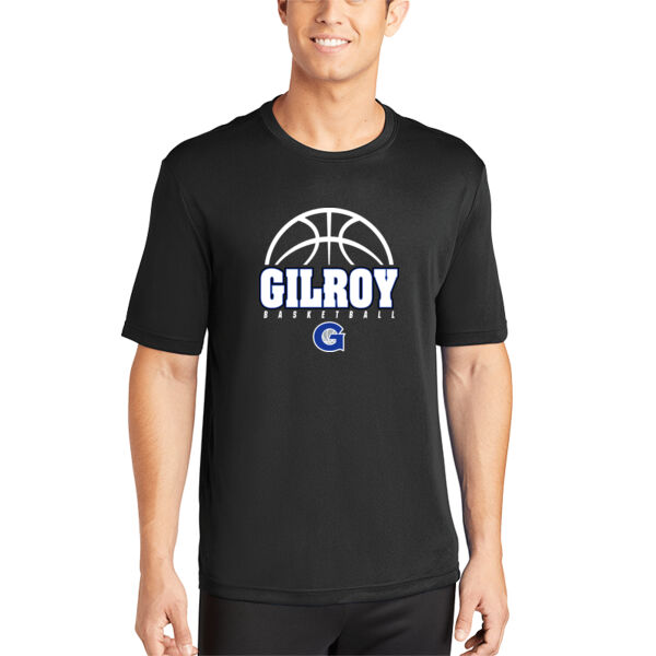 Gilroy Girls Basketball Black PosiCharge Competitor Tee Thumbnail