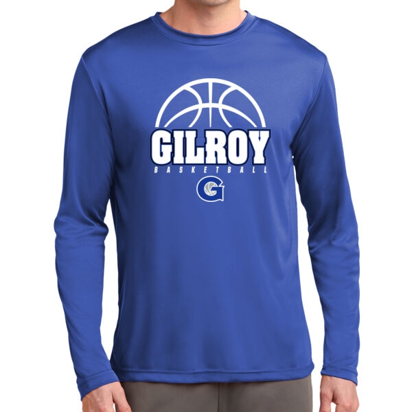 Gilroy Girls Basketball Royal Long Sleeve PosiCharge Competitor Tee Thumbnail