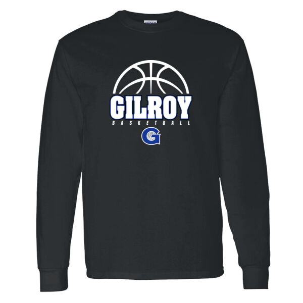 Gilroy Girls Basketball Heavy Cotton 100% Cotton Long Sleeve T Shirt Thumbnail